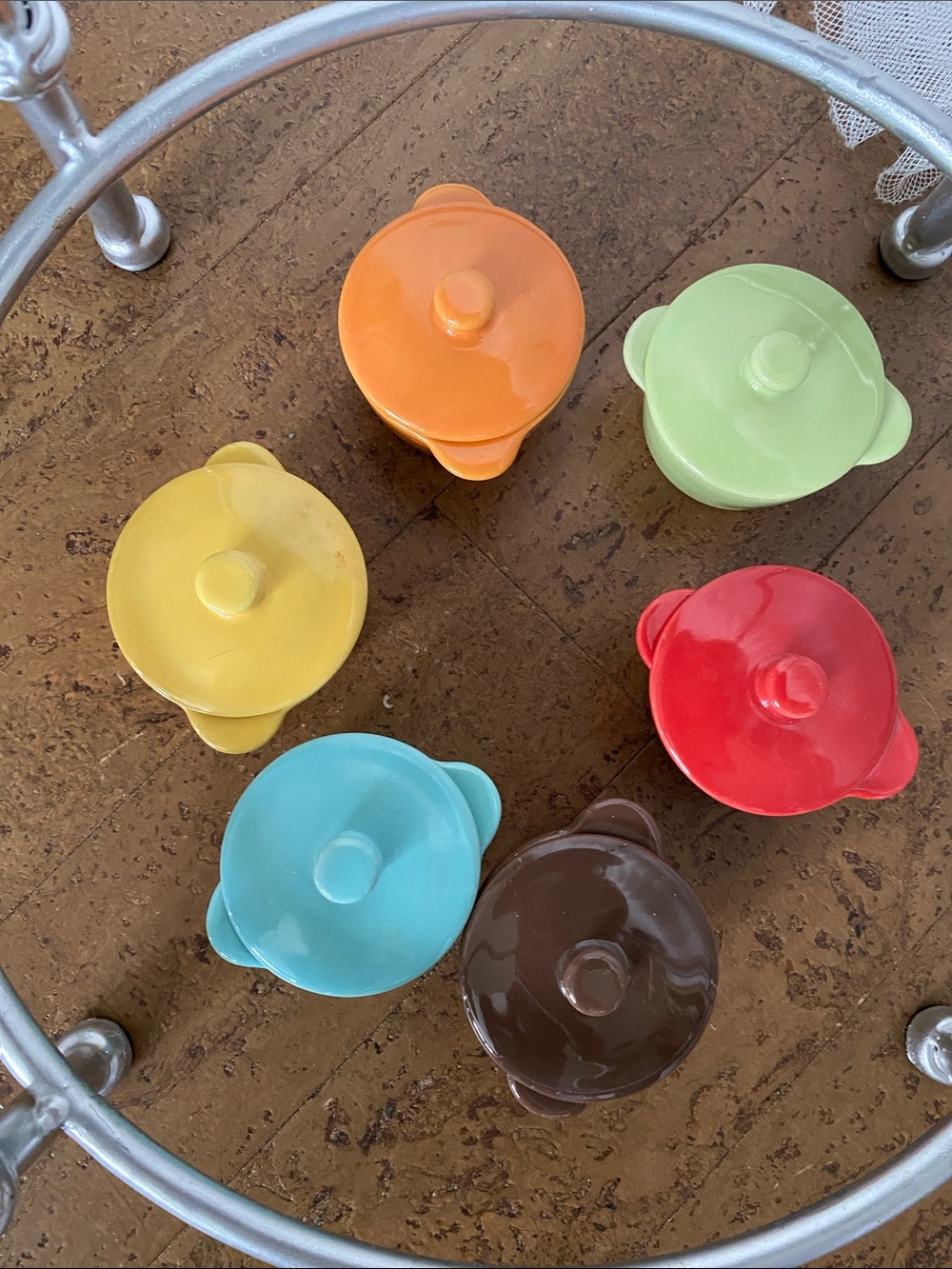 Colorful Mini Ceramic Pots - Assorted Rainbow Set by Marabout from France 🇫🇷